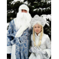Дед Мороз Леонид и Снегурочка Елена